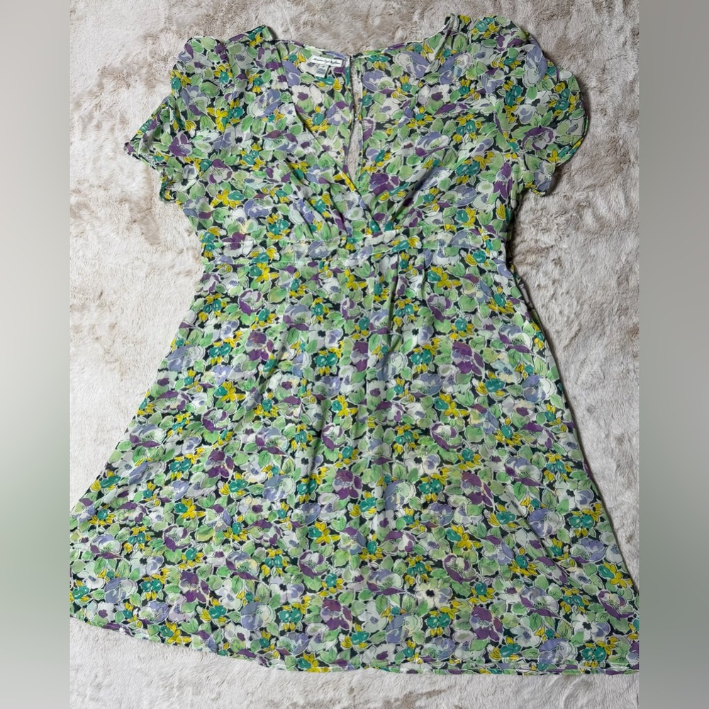American Eagle Outfitters Women’s Baby Doll Dress in Garden Print 18 - Picture 3 of 7